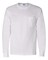 Gildan® Ultra Cotton Long Sleeve Crewneck Pocket T-Shirt - 2410
